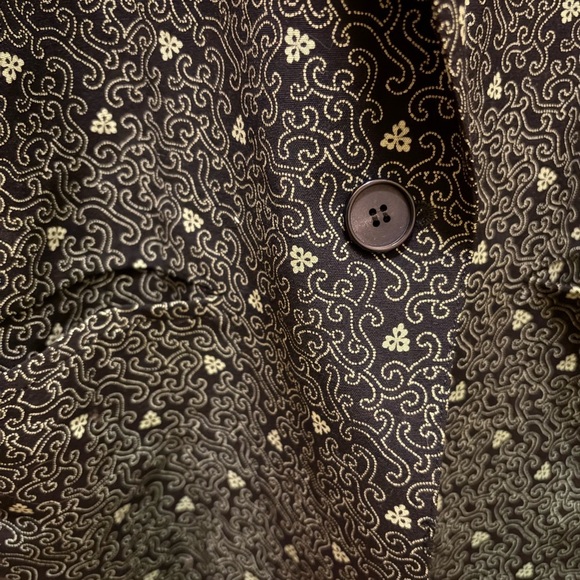 Basile for Bergdorf Goodman Vintage Men’s Suit Jacket 💯 Lana Wool Rare Pattern! - Picture 8 of 16